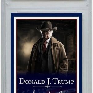 Trump Trading Card America's Law and Order Limited Collector's Trump